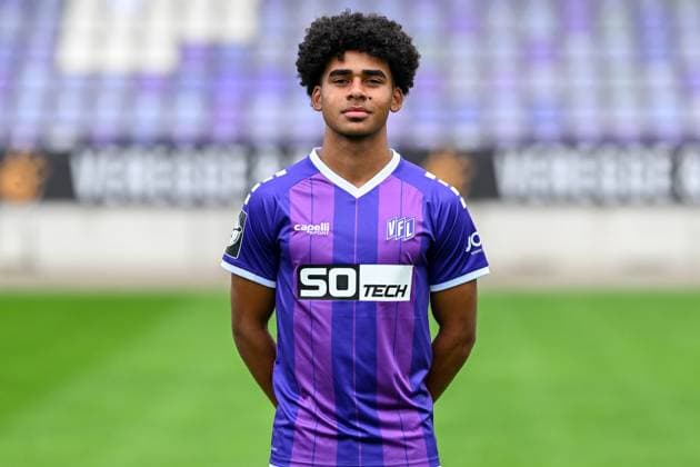 VfL Osnabrück; 3. Liga Porträttermin 2024 2025 am 23.07.2024 an der Bremer Brücke in Osnabrück Kevin Wiethaup (Osnabrueck)