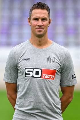 VfL Osnabrück; 3. Liga Porträttermin 2024 2025 am 23.07.2024 an der Bremer Brücke in Osnabrück Co-Trainer Tim Danneberg (Osnabrueck)