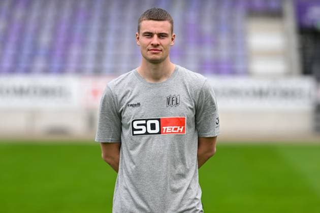 VfL Osnabrück; 3. Liga Porträttermin 2024 2025 am 23.07.2024 an der Bremer Brücke in Osnabrück Reha-Trainer Tim Schütte Schuette (Osnabrueck)