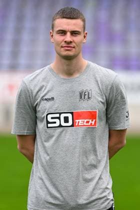 VfL Osnabrück; 3. Liga Porträttermin 2024 2025 am 23.07.2024 an der Bremer Brücke in Osnabrück Reha-Trainer Tim Schütte Schuette (Osnabrueck)