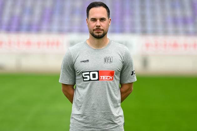 VfL Osnabrück; 3. Liga Porträttermin 2024 2025 am 23.07.2024 an der Bremer Brücke in Osnabrück Physiotherapeut Lennart Bartling (Osnabrueck)