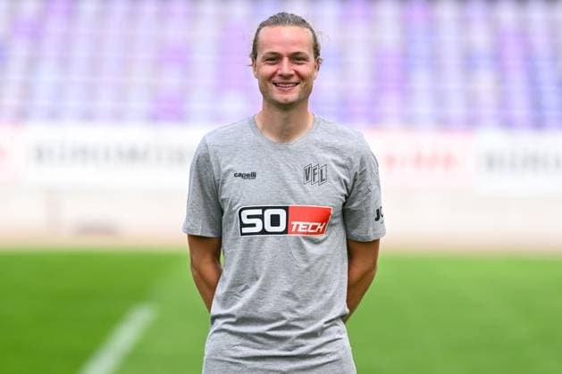 VfL Osnabrück; 3. Liga Porträttermin 2024 2025 am 23.07.2024 an der Bremer Brücke in Osnabrück Athletik-Trainer Mathis Beckmann (Osnabrueck)