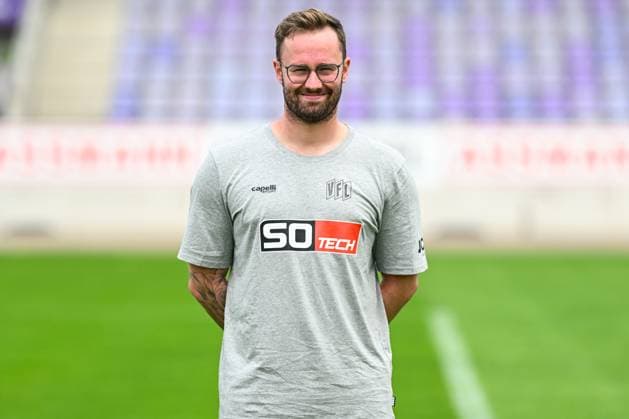 VfL Osnabrück; 3. Liga Porträttermin 2024 2025 am 23.07.2024 an der Bremer Brücke in Osnabrück Leitender Physiotherapeut Sebastian Schwermann (Osnabrueck)