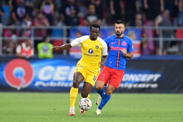 Bucharest, Football - Champions League Qualification- FCSB - Maccabi Tel Avivc FC - 23 IUL 2024 Action during the UEFA Champions League Qualifying Round game between FCSB and Maccabi Tel Aviv FC, on Steaua Stadium, in Bucharest, July 23, 2024. Alex Nicodim Imago Images Copyright: xAlexxNicodimx