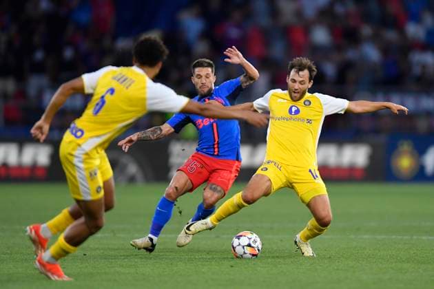 Bucharest, Football - Champions League Qualification- FCSB - Maccabi Tel Avivc FC - 23 IUL 2024 Action during the UEFA Champions League Qualifying Round game between FCSB and Maccabi Tel Aviv FC, on Steaua Stadium, in Bucharest, July 23, 2024. Alex Nicodim Imago Images Copyright: xAlexxNicodimx