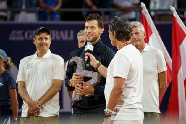 Generali Open ATP, Tennis Herren 250 2024; Kitzbühel, 23.07.2024 Dominic Thiem (AUT, Österreich); Generali Open 2024, ATP 250, Sportpark Kitzbühel am 23.07.2024, Kitzbühel. Copyright: xBEAUTIFULxSPORTSx Pajonkx
