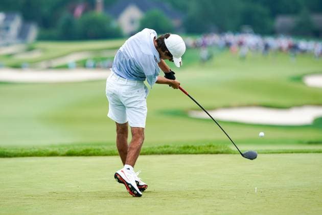 July 23, 2024, Bloomfield Hills, Michigan, USA: Cameron Baez of Widermere, Florida tees off the first hole - South Course during the second round of the 2024 U.S. Junior Amateur Championship at Oakland Hills Country Club. Bloomfield Hills USA - ZUMAw109 20240723_fap_w109_028 Copyright: xDebbyxWongx