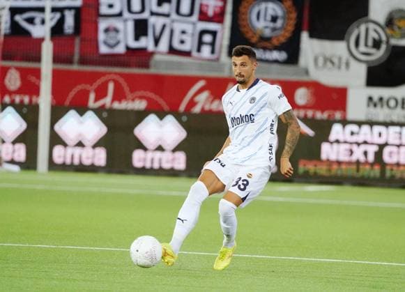 Anton Geisser 23.07.2024 Thun Schweiz. Fussball Herren 2024 2025 Qualifikation UEFA Champions League FC Lugano - Fenerbahce SK Istanbul. Bild : Rade Kunic (Fenerbahce SK ) Einzelbild Aktion