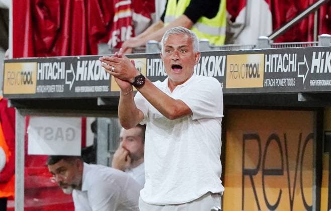 Anton Geisser 23.07.2024 Thun Schweiz. Fussball Herren 2024 2025 Qualifikation UEFA Champions League FC Lugano - Fenerbahce SK Istanbul. Bild : Trainer Jose Mourinho (Neuzugang) Aktion