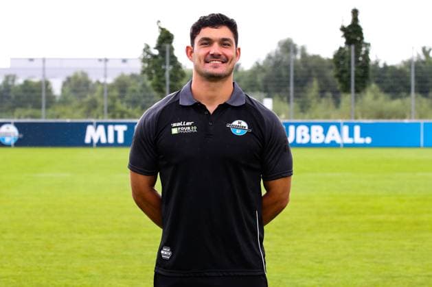 Athletiktrainer Ruben Solis, SC Paderborn - 2. Fussball Bundesliga Porträttermin 2. BL 2024 2025 offizieller Fototermin SC Paderborn im Trainings- und Nachwuchsleistungszentrum - Porträt, Portrait, Einzelbild, Deutschland, Fussball, Maenner, GER, 23.07.2024