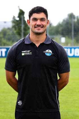 Athletiktrainer Ruben Solis, SC Paderborn - 2. Fussball Bundesliga Porträttermin 2. BL 2024 2025 offizieller Fototermin SC Paderborn im Trainings- und Nachwuchsleistungszentrum - Porträt, Portrait, Einzelbild, Deutschland, Fussball, Maenner, GER, 23.07.2024