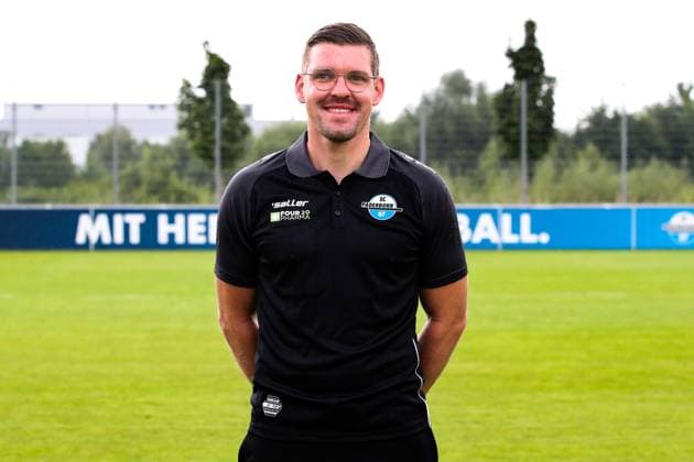 Co-Trainer Eduard Schmidt, SC Paderborn - 2. Fussball Bundesliga Porträttermin 2. BL 2024 2025 offizieller Fototermin SC Paderborn im Trainings- und Nachwuchsleistungszentrum - Porträt, Portrait, Einzelbild, Deutschland, Fussball, Maenner, GER, 23.07.2024