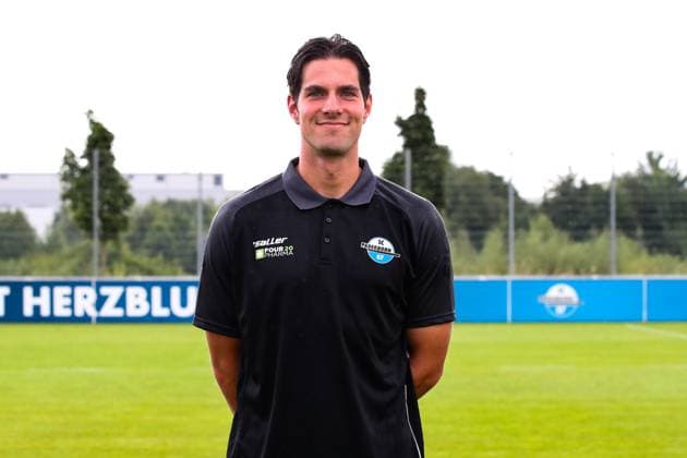 Athletiktrainer Nils Vogt, SC Paderborn - 2. Fussball Bundesliga Porträttermin 2. BL 2024 2025 offizieller Fototermin SC Paderborn im Trainings- und Nachwuchsleistungszentrum - Porträt, Portrait, Einzelbild, Deutschland, Fussball, Maenner, GER, 23.07.2024