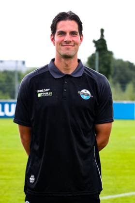 Athletiktrainer Nils Vogt, SC Paderborn - 2. Fussball Bundesliga Porträttermin 2. BL 2024 2025 offizieller Fototermin SC Paderborn im Trainings- und Nachwuchsleistungszentrum - Porträt, Portrait, Einzelbild, Deutschland, Fussball, Maenner, GER, 23.07.2024