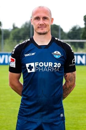 Sven Michel, SC Paderborn - 2. Fussball Bundesliga Porträttermin 2. BL 2024 2025 offizieller Fototermin SC Paderborn im Trainings- und Nachwuchsleistungszentrum - Porträt, Portrait, Einzelbild, Deutschland, Fussball, Maenner, GER, 23.07.2024