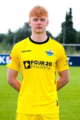 Torwart Florian Pruhs, SC Paderborn - 2. Fussball Bundesliga Porträttermin 2. BL 2024 2025 offizieller Fototermin SC Paderborn im Trainings- und Nachwuchsleistungszentrum - Porträt, Portrait, Einzelbild, Deutschland, Fussball, Maenner, GER, 23.07.2024
