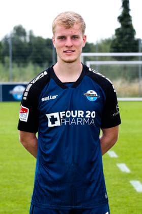 Mattes Hansen, SC Paderborn - 2. Fussball Bundesliga Porträttermin 2. BL 2024 2025 offizieller Fototermin SC Paderborn im Trainings- und Nachwuchsleistungszentrum - Porträt, Portrait, Einzelbild, Deutschland, Fussball, Maenner, GER, 23.07.2024