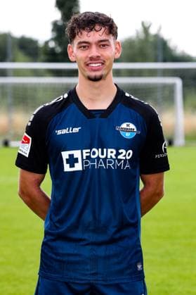 Aaron Zehnter, SC Paderborn - 2. Fussball Bundesliga Porträttermin 2. BL 2024 2025 offizieller Fototermin SC Paderborn im Trainings- und Nachwuchsleistungszentrum - Porträt, Portrait, Einzelbild, Deutschland, Fussball, Maenner, GER, 23.07.2024