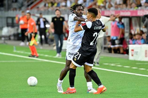 Bright Osayi-Samuel, FB, re. Yanis Cimignani, FCL, FC Lugano - Fenerbahce SK, Qualifikation Champions League, Fussball, 23.07.2024