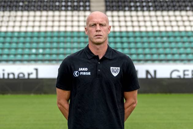 Torwarttrainer Andre Poggenborg; SC Preußen Münster; 2. Bundesliga, Porträttermin 2024 2025 Copyright: xKirchner-Media THx