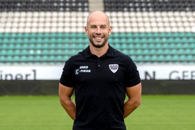 Athletiktrainer Tim Geidies; SC Preußen Münster; 2. Bundesliga, Porträttermin 2024 2025 Copyright: xKirchner-Media THx