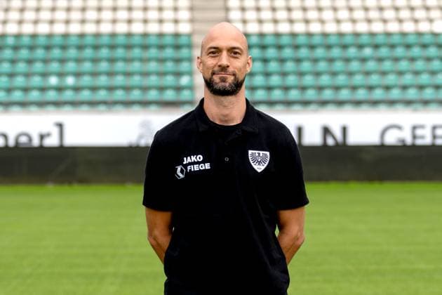 Physiotherapeut Tobias Gienger; SC Preußen Münster; 2. Bundesliga, Porträttermin 2024 2025 Copyright: xKirchner-Media THx