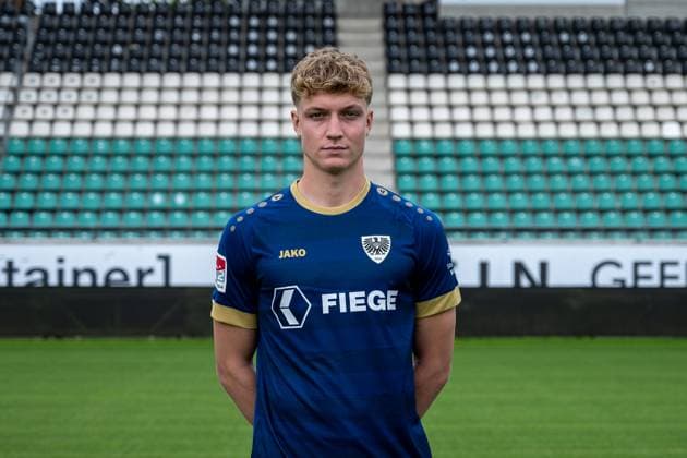 Johannes Schenk; SC Preußen Münster; 2. Bundesliga, Porträttermin 2024 2025 Copyright: xKirchner-Media THx
