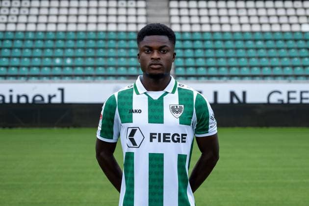 Daniel Kyerewaa; SC Preußen Münster; 2. Bundesliga, Porträttermin 2024 2025 Copyright: xKirchner-Media THx