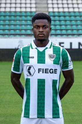 Daniel Kyerewaa; SC Preußen Münster; 2. Bundesliga, Porträttermin 2024 2025 Copyright: xKirchner-Media THx