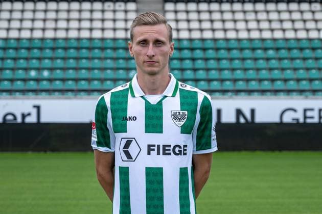 Joshua Mees; SC Preußen Münster; 2. Bundesliga, Porträttermin 2024 2025 Copyright: xKirchner-Media THx