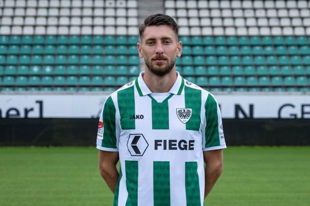 Charalambos Makridis; SC Preußen Münster; 2. Bundesliga, Porträttermin 2024 2025 Copyright: xKirchner-Media THx
