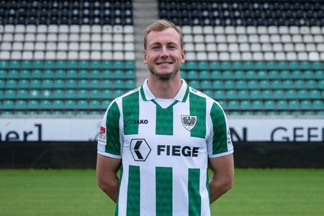 Simon Scherder; SC Preußen Münster; 2. Bundesliga, Porträttermin 2024 2025 Copyright: xKirchner-Media THx