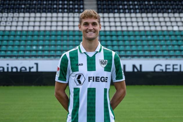 Lukas Frenkert; SC Preußen Münster, 2. Bundesliga, Porträttermin 2024 2025 Copyright: xKirchner-Media THx