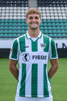 Lukas Frenkert; SC Preußen Münster, 2. Bundesliga, Porträttermin 2024 2025 Copyright: xKirchner-Media THx
