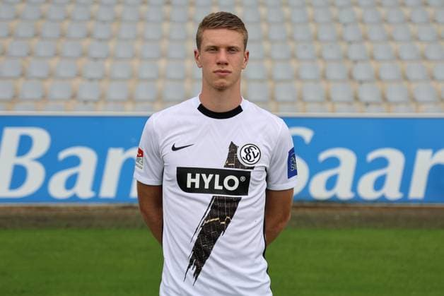 Elias Baum; SV 07 Elversberg; 2. Bundesliga, Porträttermin 2024 2025 Elversberg Ursapharm-Arena an der Kaiserlinde Saarland Deutschland (DE) Copyright: xSebastianxBachx