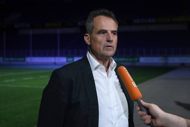 Fußball Regionalliga West Außerordentliche Mitgliederversammlung MSV Duisburg am 23.07.2024 in der Schauinsland-Reisen-Arena in Duisburg Christian Stiefelhagen im Interview