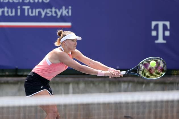 WARSZAWA 24.07.2024 TURNIEJ WTA, Tennis Damen 125 POLISH OPEN --- TENNIS TOURNAMENT WTA 125 POLISH OPEN IN WARSAW LINA GLUSHKO FOT. PIOTR KUCZA FOTOPYK NEWSPIX.PL --- Newspix.pl  240724PYK0050
