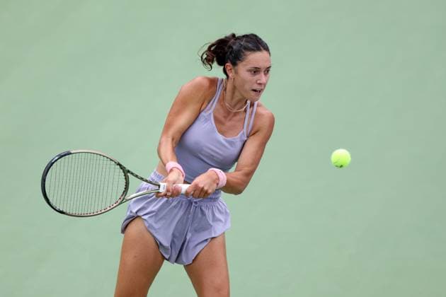 WARSZAWA 24.07.2024 TURNIEJ WTA, Tennis Damen 125 POLISH OPEN --- TENNIS TOURNAMENT WTA 125 POLISH OPEN IN WARSAW MARIAM BOLKWADZE FOT. PIOTR KUCZA FOTOPYK 