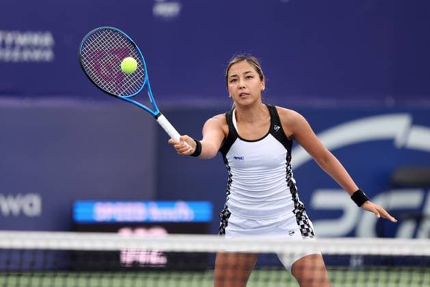WARSZAWA 24.07.2024 TURNIEJ WTA, Tennis Damen 125 POLISH OPEN --- TENNIS TOURNAMENT WTA 125 POLISH OPEN IN WARSAW ZARINA DIYAS FOT. PIOTR KUCZA FOTOPYK 