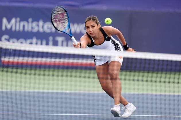 WARSZAWA 24.07.2024 TURNIEJ WTA, Tennis Damen 125 POLISH OPEN --- TENNIS TOURNAMENT WTA 125 POLISH OPEN IN WARSAW ZARINA DIYAS FOT. PIOTR KUCZA FOTOPYK 