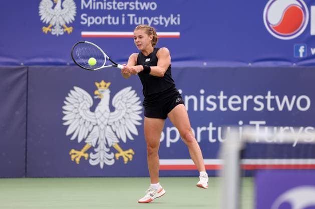 WARSZAWA 24.07.2024 TURNIEJ WTA, Tennis Damen 125 POLISH OPEN --- TENNIS TOURNAMENT WTA 125 POLISH OPEN IN WARSAW MAJA CHWALINSKA FOT. PIOTR KUCZA FOTOPYK 