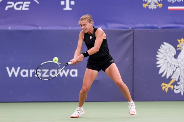 WARSZAWA 24.07.2024 TURNIEJ WTA, Tennis Damen 125 POLISH OPEN --- TENNIS TOURNAMENT WTA 125 POLISH OPEN IN WARSAW MAJA CHWALINSKA FOT. PIOTR KUCZA FOTOPYK 