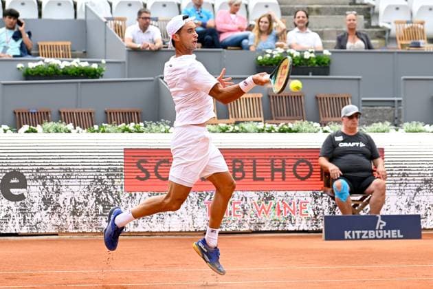TENNIS - ATP, Tennis Herren Generali Open 2024 KITZBUEHEL,AUSTRIA,24.JUL.24 - TENNIS - ATP World Tour, Generali Open. Image shows Thiago Agustin Tirante (ARG).  GEPAxpictures xDanielxSchoenherr