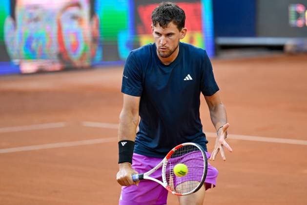 TENNIS - ATP, Tennis Herren Generali Open 2024 KITZBUEHEL,AUSTRIA,24.JUL.24 - TENNIS - ATP World Tour, Generali Open. Image shows Dominic Thiem (AUT).  GEPAxpictures xDanielxSchoenherr