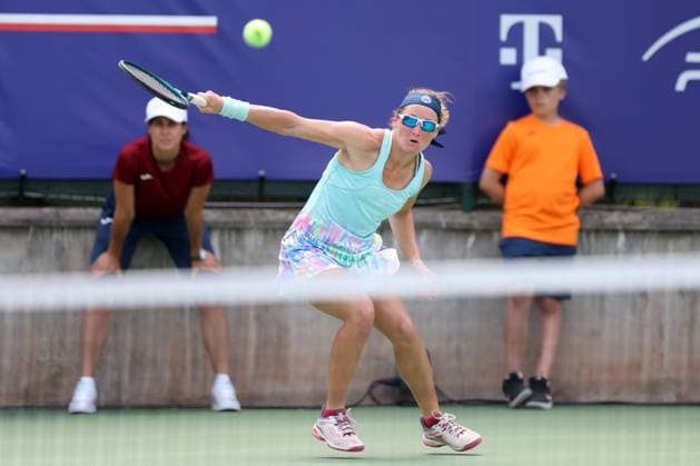 WARSZAWA 24.07.2024 TURNIEJ WTA, Tennis Damen 125 POLISH OPEN --- TENNIS TOURNAMENT WTA 125 POLISH OPEN IN WARSAW CAROLE MONNET FOT. PIOTR KUCZA FOTOPYK NEWSPIX.PL --- Newspix.pl  240724PYK067