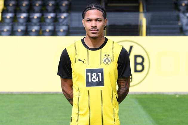 Borussia Dortmund II; 3.Liga, Porträttermin 2024 2025 Justin Butler; Borussia Dortmund II; 3. Liga, Porträttermin 2024 2025