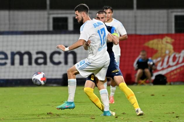 Stadium Celje Kenan Bajric of Slovan Bratislava in action during the UEFA Champions League 2nd qualifying round football match between Celje (Slovenia) and Slovan Bratislava (Slovakia) at Stadium Celje, Celje, Slovenia. (Igor Kupljenik MI-PRESS SPP) Copyright: xIgorxKupljenik MI-PRESSx xSPPx spp-en-IgKu-IK0_1430