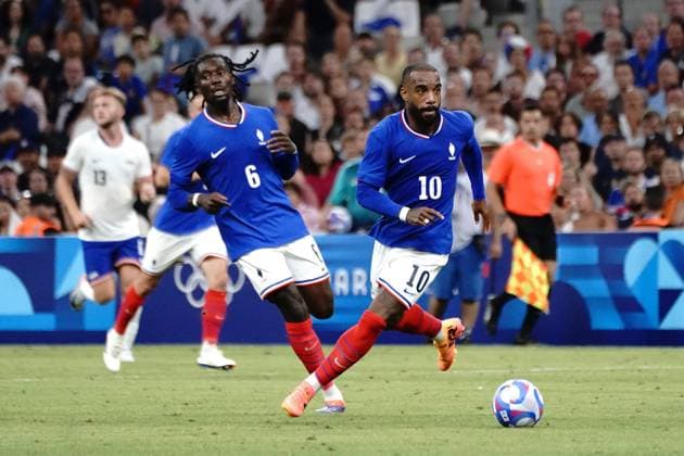 Alexandre Lacazette (France), Football , France vs USA during the Olympic Games, Olympische Spiele, Olympia, OS Paris 2024 JO 2024 : FOOTBALL - France vs Etats Unis - Jeux Olympiques 2024 - Paris2024 - Marseille - 24 07 2024 DPPI Panoramic 