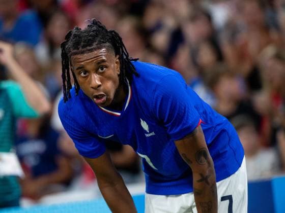 Michael Olise (Frankreich, 07), FRA, Olympische Spiele Paris 2024, Fussball Herren, Frankreich (FRA) vs Vereinigte Staaten von Amerika (USA), 1. Spieltag, Gruppe A, 24.07.2024 FRA, Olympische Spiele Paris 2024, Fussball Herren, Frankreich (FRA) vs Vereinigte Staaten von Amerika (USA), 1. Spieltag, Gruppe A, 24.07.2024 Marseille Copyright: xEibner-Pressefoto Memmlerx EP_MMR
