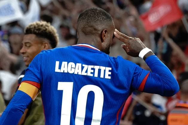 Alexandre Lacazette (France), Football , France vs USA during the Olympic Games, Olympische Spiele, Olympia, OS Paris 2024 JO 2024 : FOOTBALL - France vs Etats Unis - Jeux Olympiques 2024 - Paris2024 - Marseille - 24 07 2024 DPPI Panoramic 
